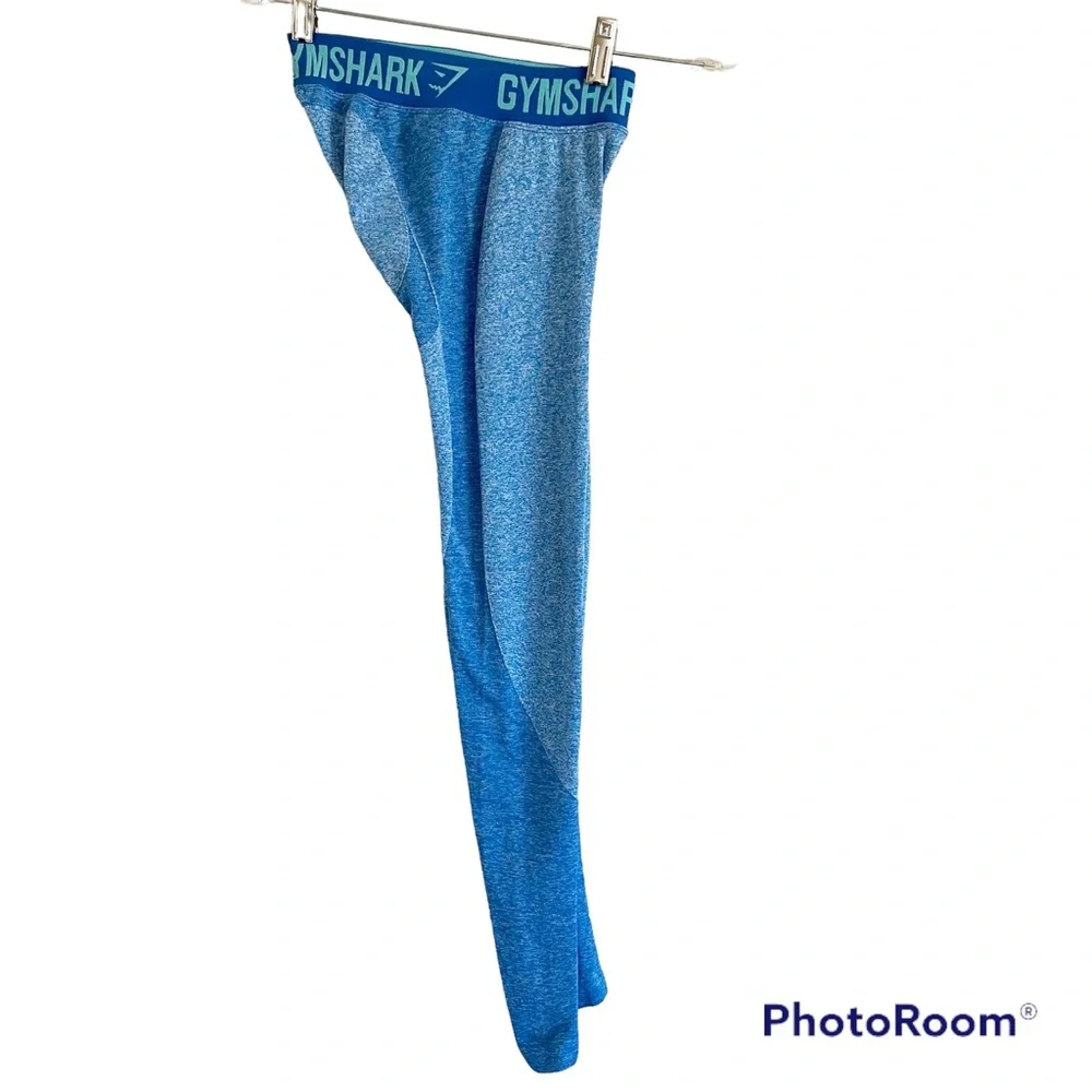 Gymshark Blue Flex Leggings Lowrise Full Length - Picture 10 of 15